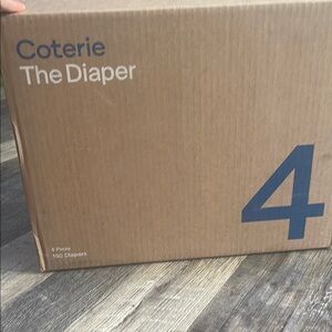Coterie Diapers size 4  (6 packs, 150 diapers)